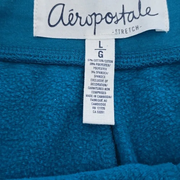 AeropostaleTeal Blue Sweatpants - Picture 3 of 4